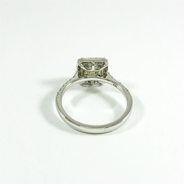 .65ct Radiant Cut Fancy Yellow Diamond Engagement Ring Image 3 Lumina Gem Wilmington, NC