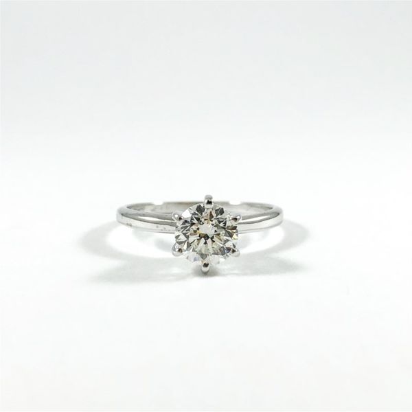 1.03ct Round Diamond Solitaire Engagement Ring - F Color SI1 Clarity - EGL Certified Lumina Gem Wilmington, NC