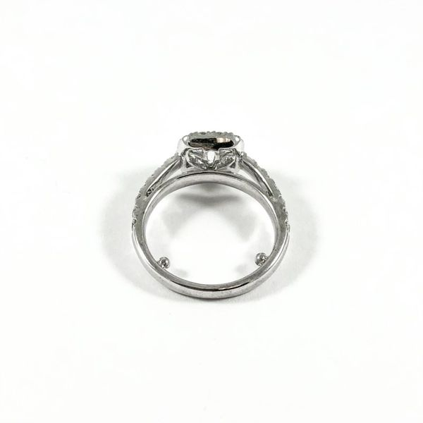Forevermark .47ct Round Diamond Engagement Ring in .53ctw Diamond Setting Image 3 Lumina Gem Wilmington, NC