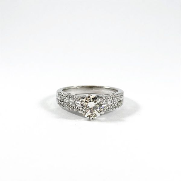 1ct Center Diamond Engagement Ring - G Color VS Clarity Lumina Gem Wilmington, NC