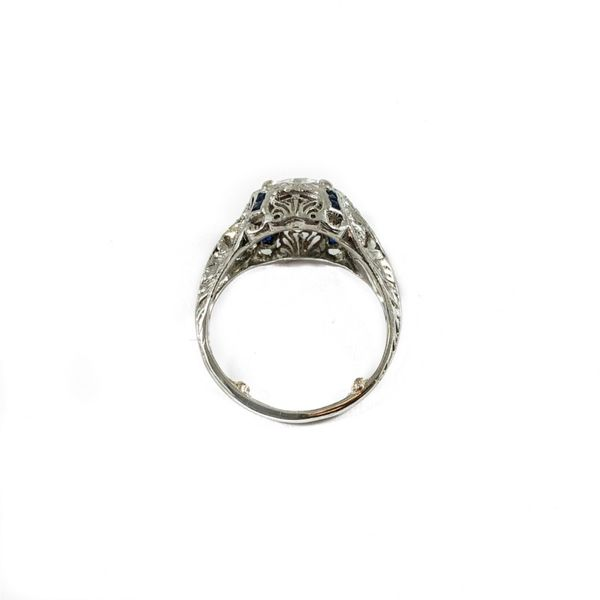 2ct Vintage Diamond and Platinum Engagement Ring - K-L Color VS1 Clarity Image 3 Lumina Gem Wilmington, NC