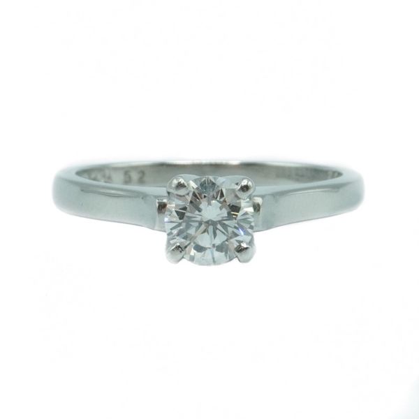 .52ct Round Diamond Engagement Ring - H Color VS1 Clarity - Platinum - GIA Certified Lumina Gem Wilmington, NC