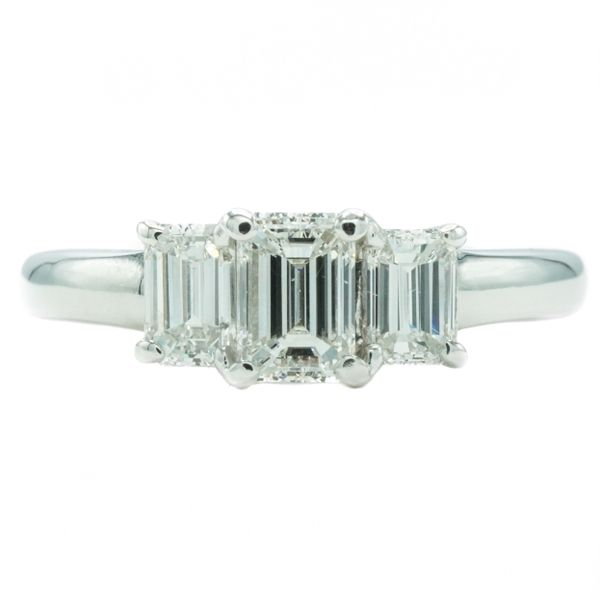 1ctw 3 Stone Diamond Ring - White Gold Lumina Gem Wilmington, NC