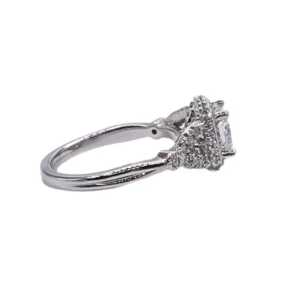 1.01ctw Diamond and Platinum Ring Image 2 Lumina Gem Hampstead, NC