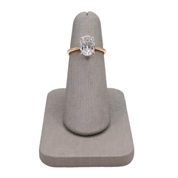 2.05ct Oval Lab Grown Diamond Band- 14k Two Tone Lumina Gem Hampstead, NC