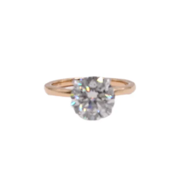 3.06ct Round Lab Ground Diamond Band- 14k Two Tone Lumina Gem Hampstead, NC