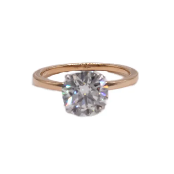 2.10ct Round Lab Grown Diamond-14k Two Tone Lumina Gem Hampstead, NC