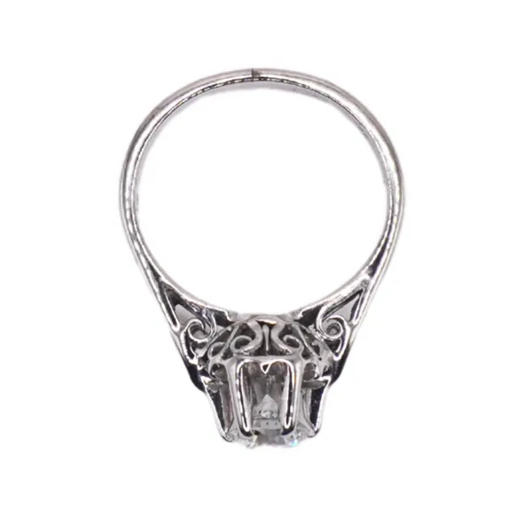 Approximately .66ct Diamond Ring- 18k White Gold Image 2 Lumina Gem Hampstead, NC