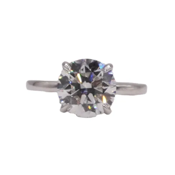2.04ct Round Lab Grown Diamond with Hidden Halo- 14k White Gold Lumina Gem Hampstead, NC