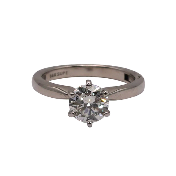 Approximately 1.15ct Diamond Cliq Hinged Ring- 14k White Gold Lumina Gem Wilmington, NC