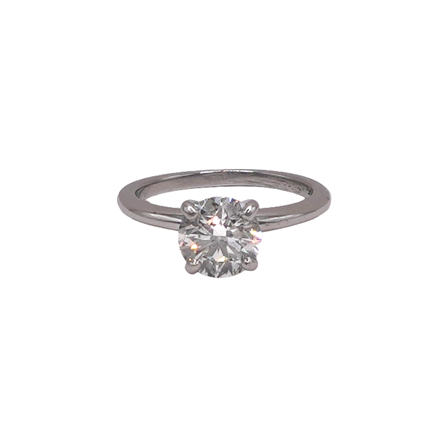 1.40ct Round Diamond Solitaire Ring- Platinum Lumina Gem Wilmington, NC