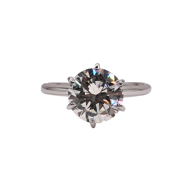 Approximately 3.35ct Diamond Ring- 14k White Gold Lumina Gem Wilmington, NC