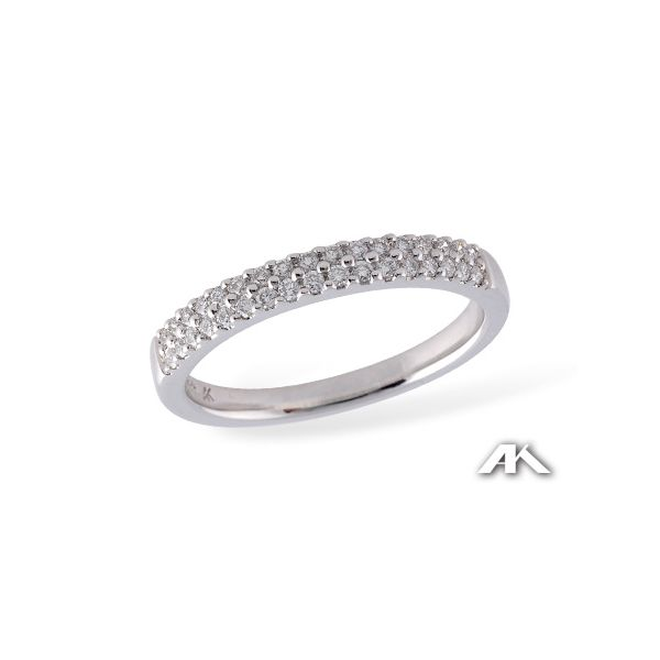 Allison-Kaufman .25ctw Two Row Wedding Band Lumina Gem Wilmington, NC