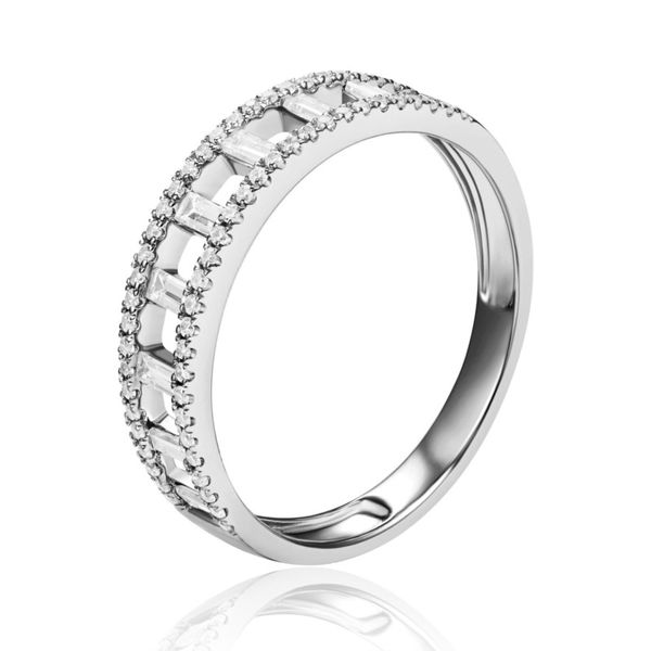 Luvente .36ctw Diamond Ring- 14k White Gold Lumina Gem Wilmington, NC