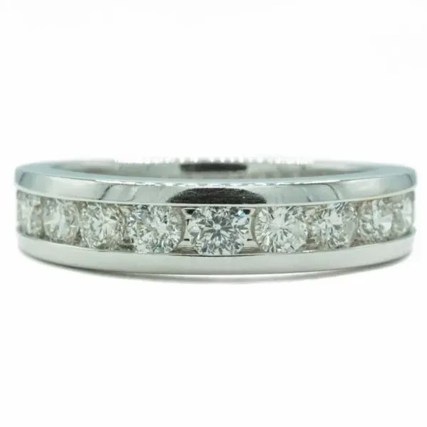 1ctw G Color SI1 Clarity Diamond Band - 14k White Gold Lumina Gem Wilmington, NC