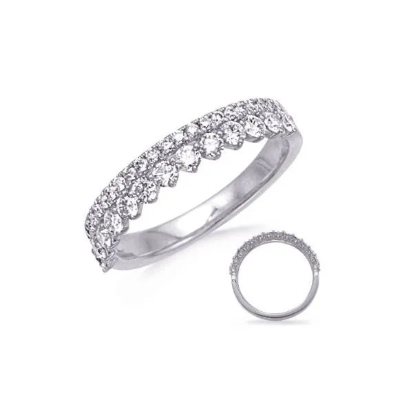 S. Kashi .75ctw Diamond Band- 14k White Gold Lumina Gem Wilmington, NC