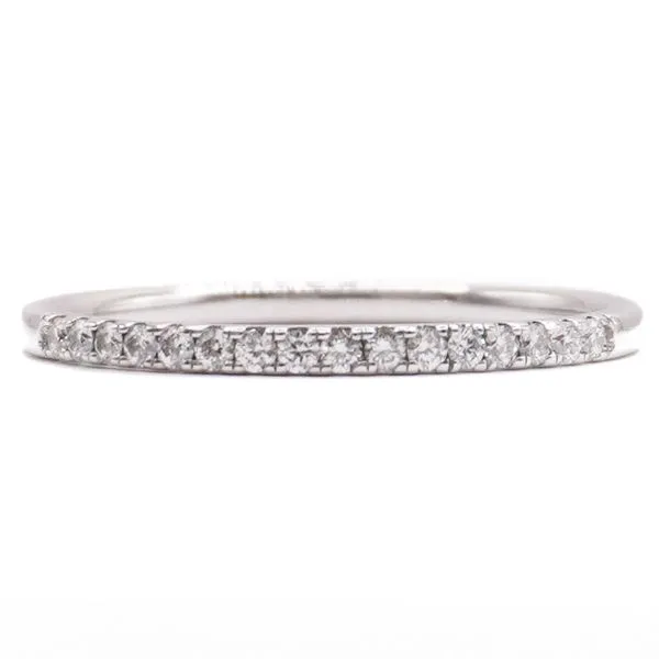 Diamond and 14k White Gold Band Lumina Gem Wilmington, NC