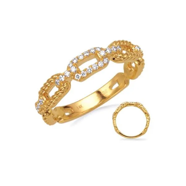 .16ctw Diamond Rope Link Band- 14k Yellow Gold Lumina Gem Wilmington, NC