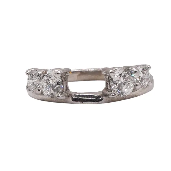 Leo .54ctw Diamond Wrap Ring- 14k White Gold Lumina Gem Hampstead, NC