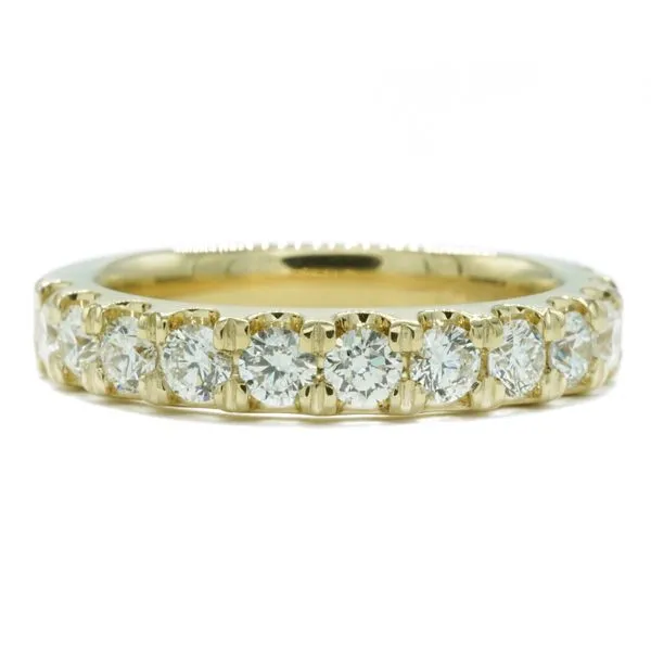 .98ctw Diamond and 14k Yellow Gold Band Lumina Gem Hampstead, NC