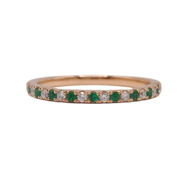 Diamond and Emerald Band Lumina Gem Hampstead, NC