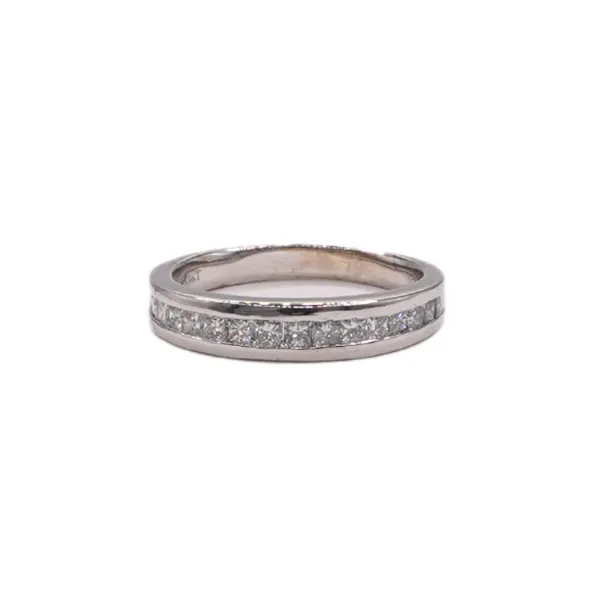 Diamond Wedding Band in 14k White Gold Lumina Gem Hampstead, NC