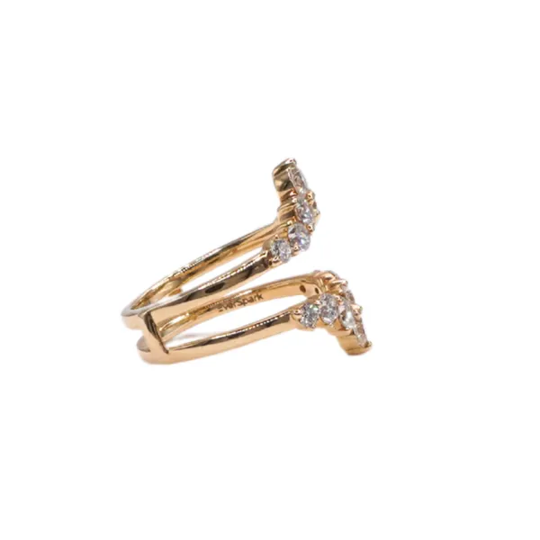 1.50ctw Diamond Ring Guard- 14k Yellow Gold Image 3 Lumina Gem Hampstead, NC