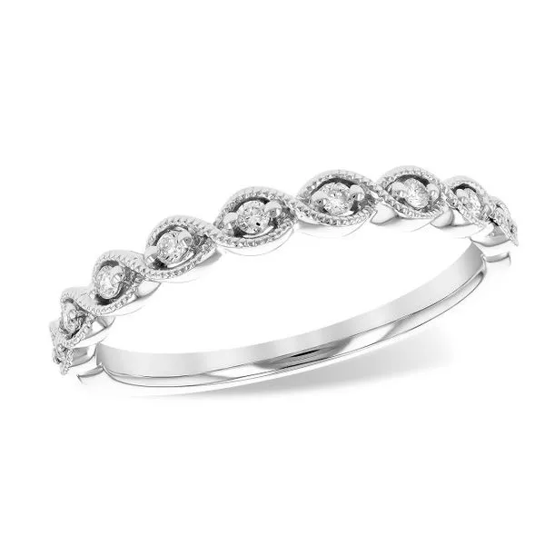 Allison Kaufman .11ctw Diamond Band- 14k White Gold Lumina Gem Hampstead, NC