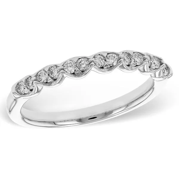 Allison-Kaufman .25ctw Diamond Band-14k White Gold Lumina Gem Hampstead, NC