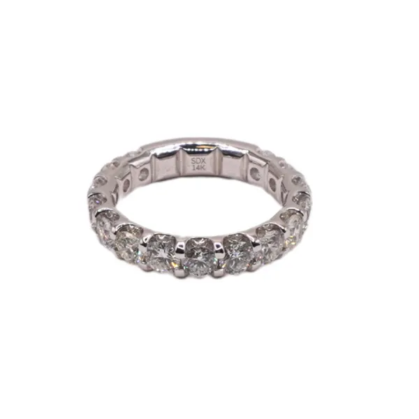 3.10ctw Diamond Band- 14k White Goldd Image 2 Lumina Gem Hampstead, NC