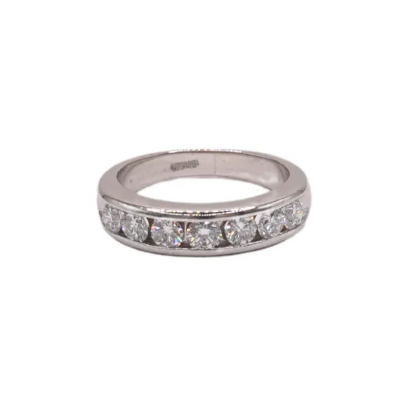 Diamond Wedding band- 18k White Gold Lumina Gem Hampstead, NC