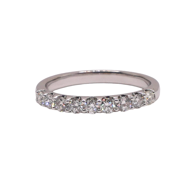 .50ctw Diamond Band- 14k White Gold Lumina Gem Wilmington, NC