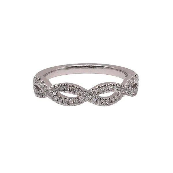 Blue Nile Infinity Twist Diamond Ring- Platinum Lumina Gem Hampstead, NC
