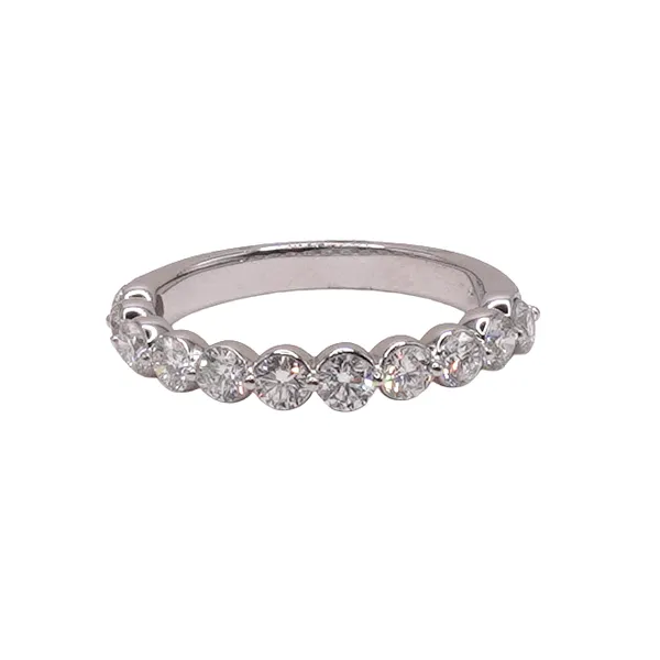 1ctw Diamond Band- 14k White Gold Lumina Gem Wilmington, NC