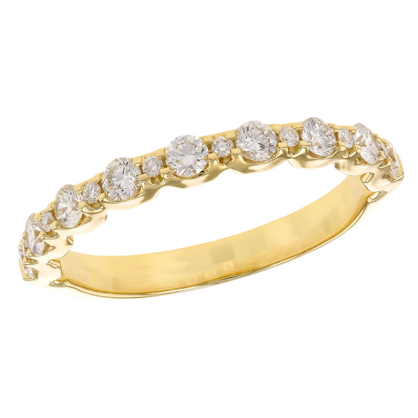 Allison Kaufman .50ctw Diamond Band- 14k Yellow Gold Lumina Gem Wilmington, NC