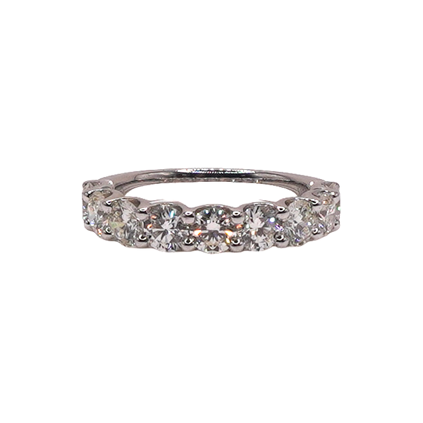 2ctw 9 Stone Diamond Band- 14k White Gold Lumina Gem Wilmington, NC