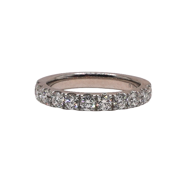 1ctw Diamond Shared Prong Band- 14k White Gold Lumina Gem Wilmington, NC