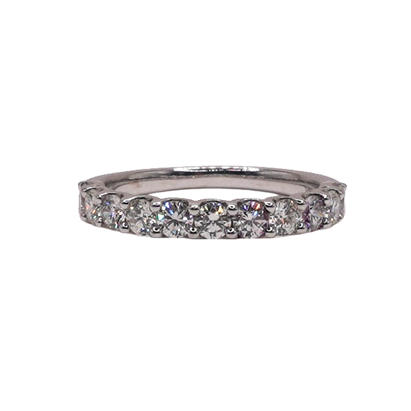1ctw Diamond Micropave Band- 14k White Gold Lumina Gem Wilmington, NC