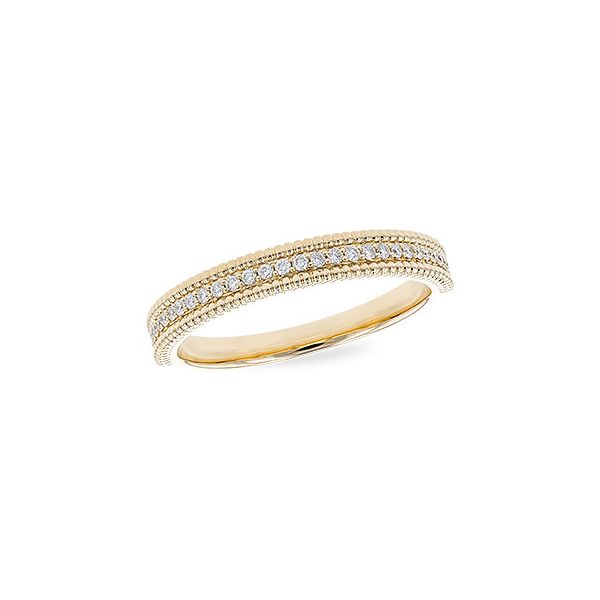 Diamond Wedding Band- 14k Yellow Gold Lumina Gem Wilmington, NC