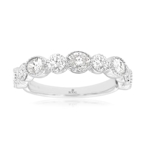 1.40ctw Diamond Wedding Bands- 14k White Gold Lumina Gem Wilmington, NC