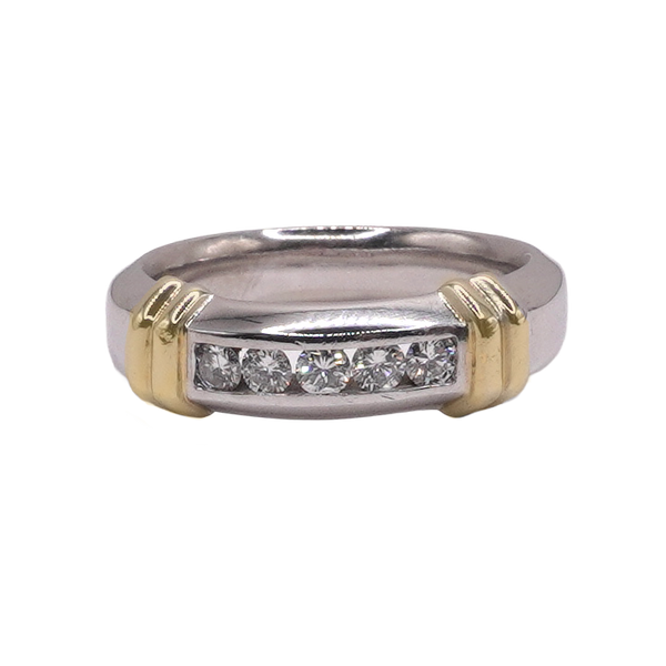 .50ctw Diamond Band- 14k Two Tone Gold Lumina Gem Wilmington, NC
