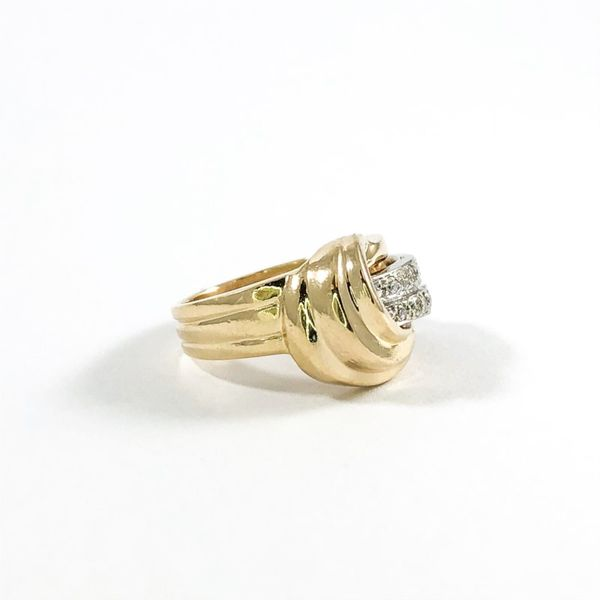 Diamond and Yellow Gold Fashion Ring Image 2 Lumina Gem Wilmington, NC
