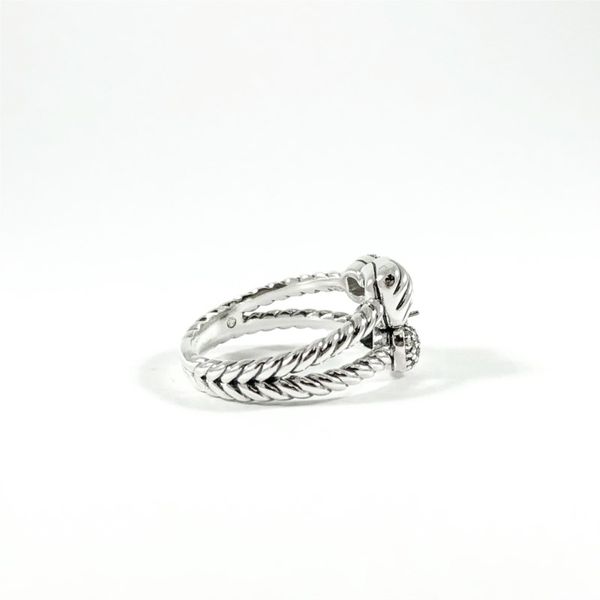 David Yurman Diamond and Sterling Silver Fashion Ring Image 2 Lumina Gem Wilmington, NC