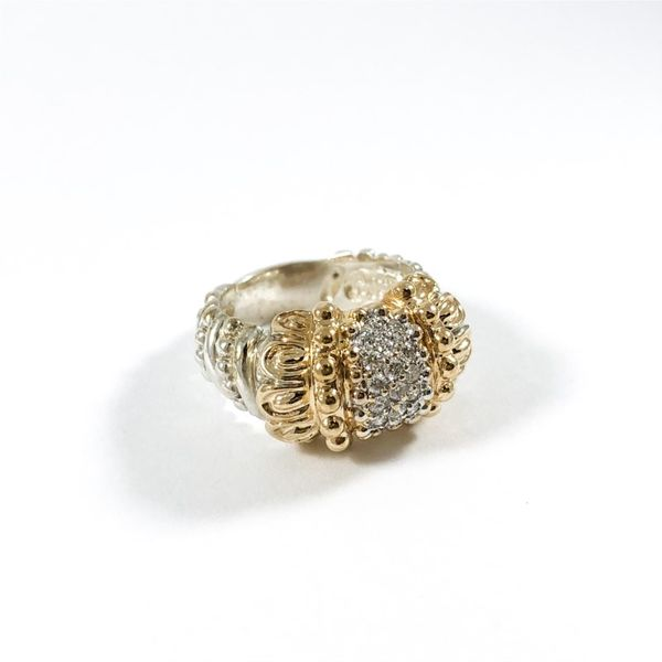 Alwand Vahan Two Tone Diamond Ring Image 2 Lumina Gem Wilmington, NC