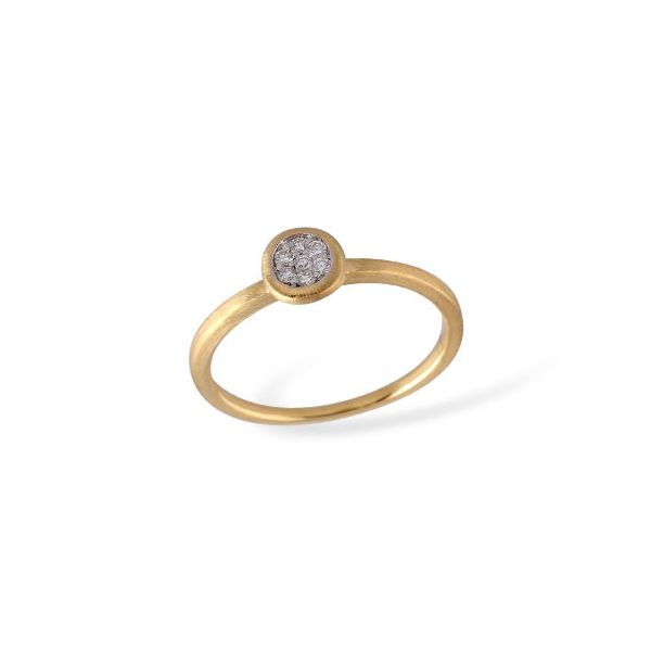 Allison Kaufman .07ctw Diamond and Yellow Gold Stackable Ring Lumina Gem Wilmington, NC