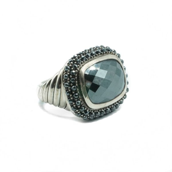 David Yurman Limited Hematite Ostera Ring Image 2 Lumina Gem Wilmington, NC