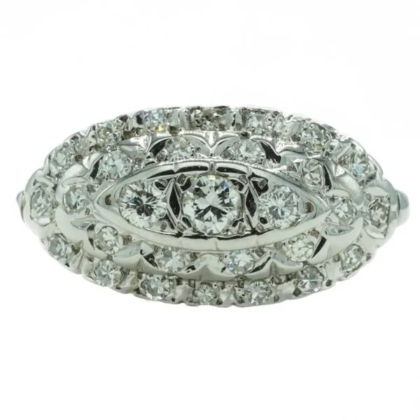 Diamond Princess Ring in 14k White Gold Lumina Gem Wilmington, NC