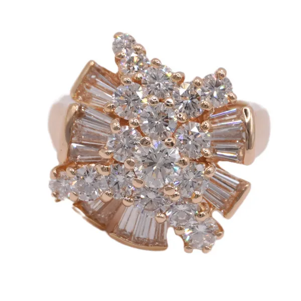 3.67ctw Cluster Diamond Ring Lumina Gem Hampstead, NC