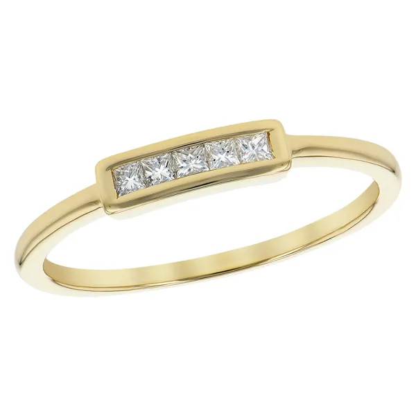Allison Kaufman .11ctw Ring-14k Yellow Gold Lumina Gem Hampstead, NC