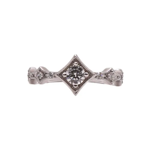 Forevermark .39ctw Diamond Band- 18k White Gold Lumina Gem Hampstead, NC